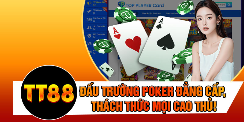 Đấu Trường Poker Đẳng Cấp, Thách Thức Mọi Cao Thủ!