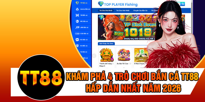 Khám Phá 4 Trò Chơi Bắn Cá TT88 Hấp Dẫn Nhất Năm 2026